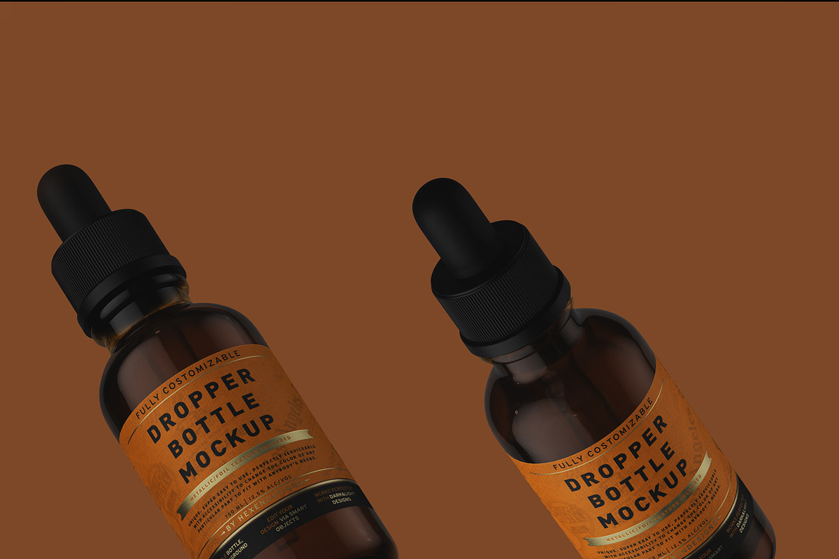 Dropper Bottle Mockup, a Packaging Mockup by HexenDesigns (Photo 3 of 11)