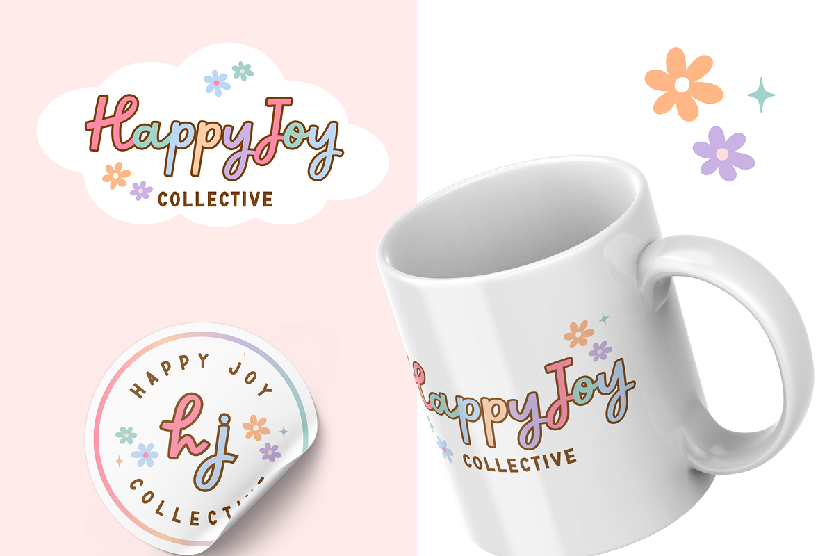 Rainbow Logo Brand Canva Template, a Branding & Logo Template by Summit Avenue (Photo 3 of 8)