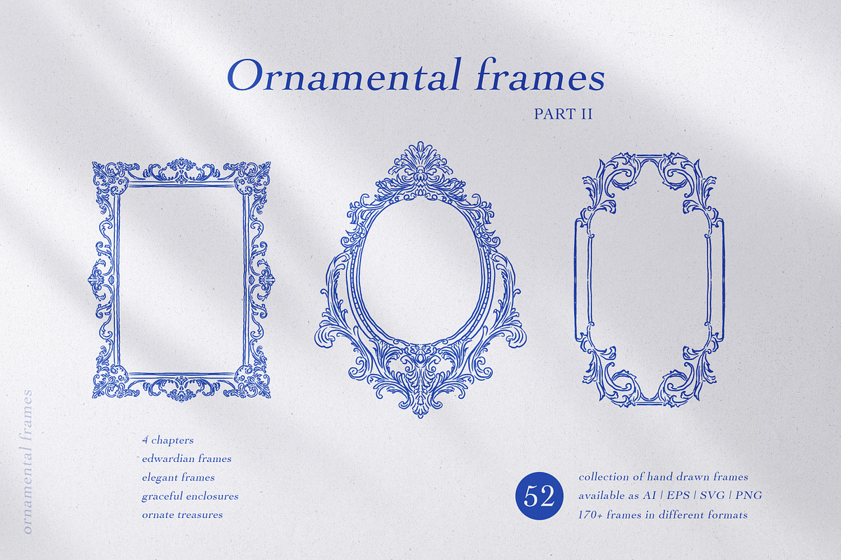 Ornamental Fine Art Frames, a Decorative Illustration by Backyard Rose (Photo 1 of 13)