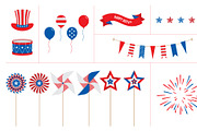 July 4th Graphics Set, an Illustration by Kessens (Thumbnail 1 of 8)