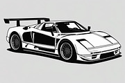 Vintage Car Bundle, an Illustration by Gfx_Store (Thumbnail 4 of 9)