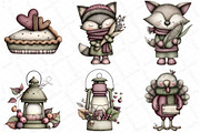 Whimsical Thanksgiving Clipart Bundl, an Illustration by DreamPrint404 (Thumbnail 7 of 7)