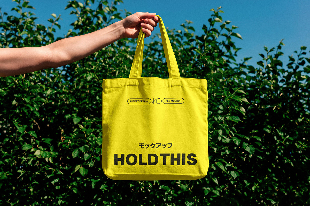 12 in 1 Tote Bag Mockups Bundle, a Merchandise Mockup by pixelbuddha.net