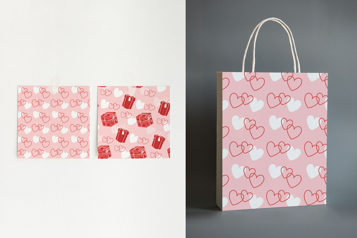 Valentine's Day - Seamless Patterns, a Pattern Graphic by YuskinKot (Photo 3 of 5)
