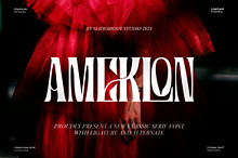 Ameklon || Clasic Serif Font