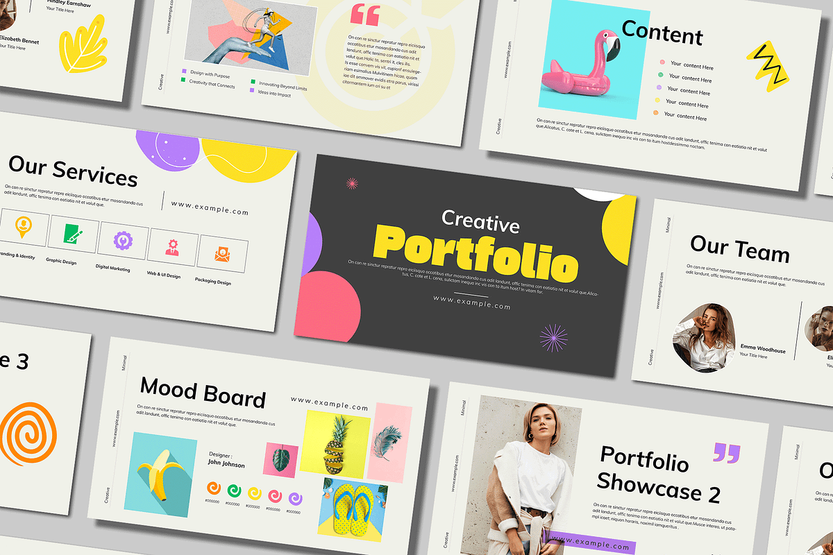 Creative Portfolio Presentation, a Presentation Template by Mighty-Slide (Photo 1 of 5)