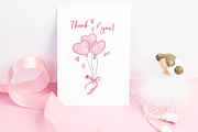 Teddy Bear Balloon Valentine's Card, an Animal Illustration by PawGraphic (Thumbnail 6 of 6)