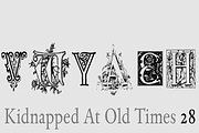 Kidnapped at Old Times SUPER PACK 43, a Blackletter Font by Intellecta Design (Thumbnail 3 of 9)
