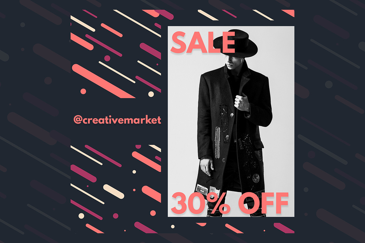 Fashion Instagram Posts & Stories, a Social Media Template by 3Y_Design (Photo 3 of 5)
