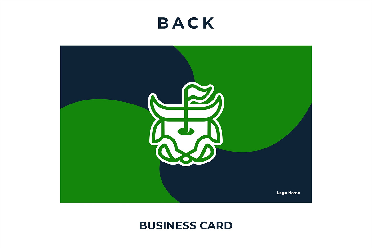 BULL GOLF LOGO, a Branding & Logo Template by krhstd (Photo 3 of 3)