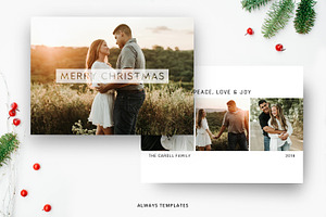 Christmas Card Template CC020