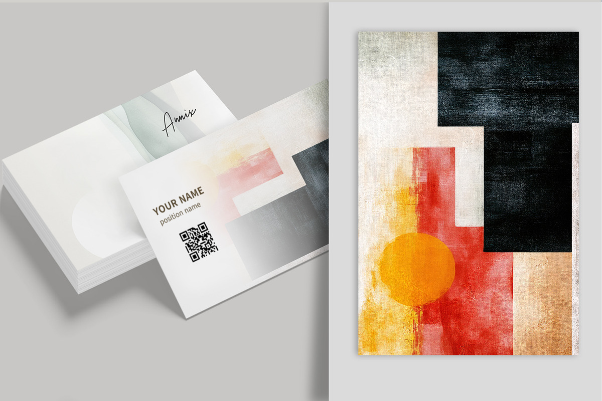 Abstract oil painting art wallpaper, a Decorative Illustration by fei long (Photo 7 of 10)