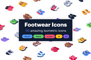 Footwear Icons, a Duotone Icon by Brickclay (Thumbnail 1 of 5)
