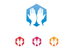 Hand hope logo and symbols template, a Branding & Logo Template by LOGOCREATIVE