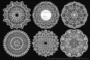 White Lace Doilies - Vectors & PNGS, an Illustration by Amanda Ilkov (Thumbnail 4 of 4)