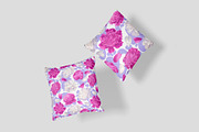 Peonies & Colored Splashes, a Pattern Graphic by MarynaPetrovska (Thumbnail 7 of 11)
