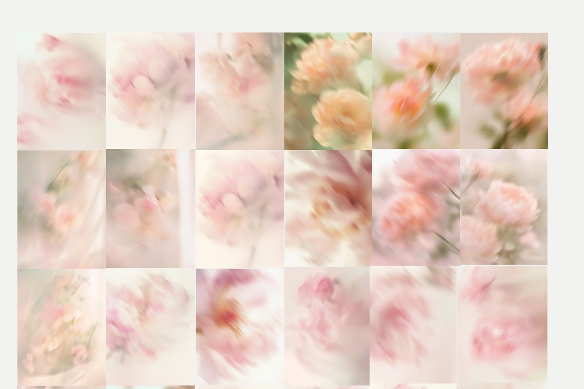 Floral blurry background overlay set, a Background Graphic by Grace Noboa Illustrations (Photo 12 of 12)