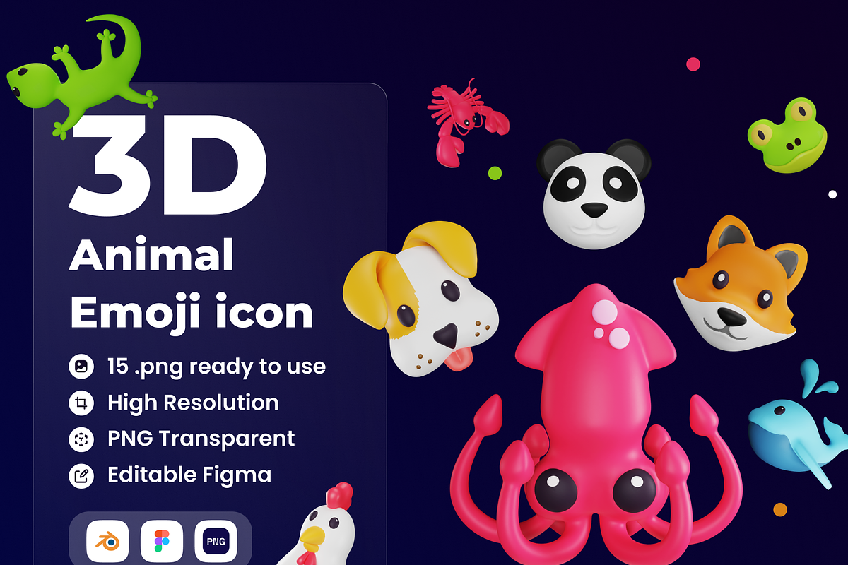 Animal 3D Illustration, an Animal 3D Model by Vektora Studio (Photo 1 of 6)