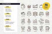 Finances and Money Icon Set, an Outline Icon by insemar (Thumbnail 3 of 4)