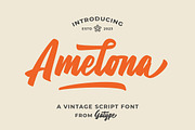 Amelona, a Handwritten Font by Gatype (Thumbnail 1 of 9)