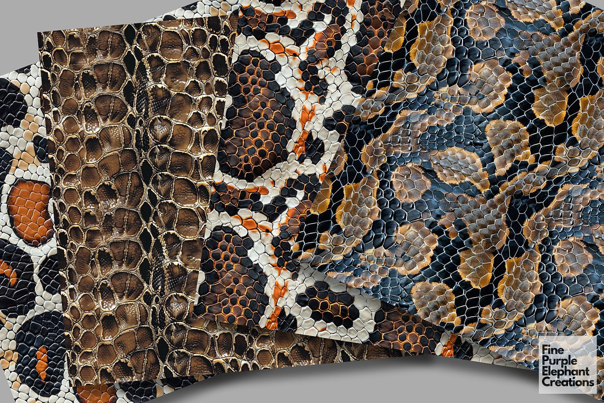 Snake Skin Scales Texture Reptile, a Texture Graphic by Fine Purple Elephant (Photo 4 of 5)