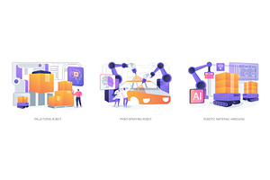 Automation in Manufacturing and, a Technology Illustration by Visual Generation
