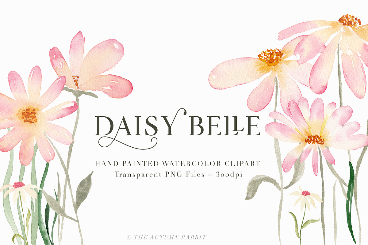 Watercolor Clipart Bundle, an Illustration by The Autumn Rabbit Ltd (Photo 6 of 26)