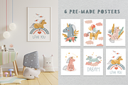 Oh My Unicorn: cute clipart for kids, an Animal Illustration by RinaKustova (Thumbnail 11 of 13)
