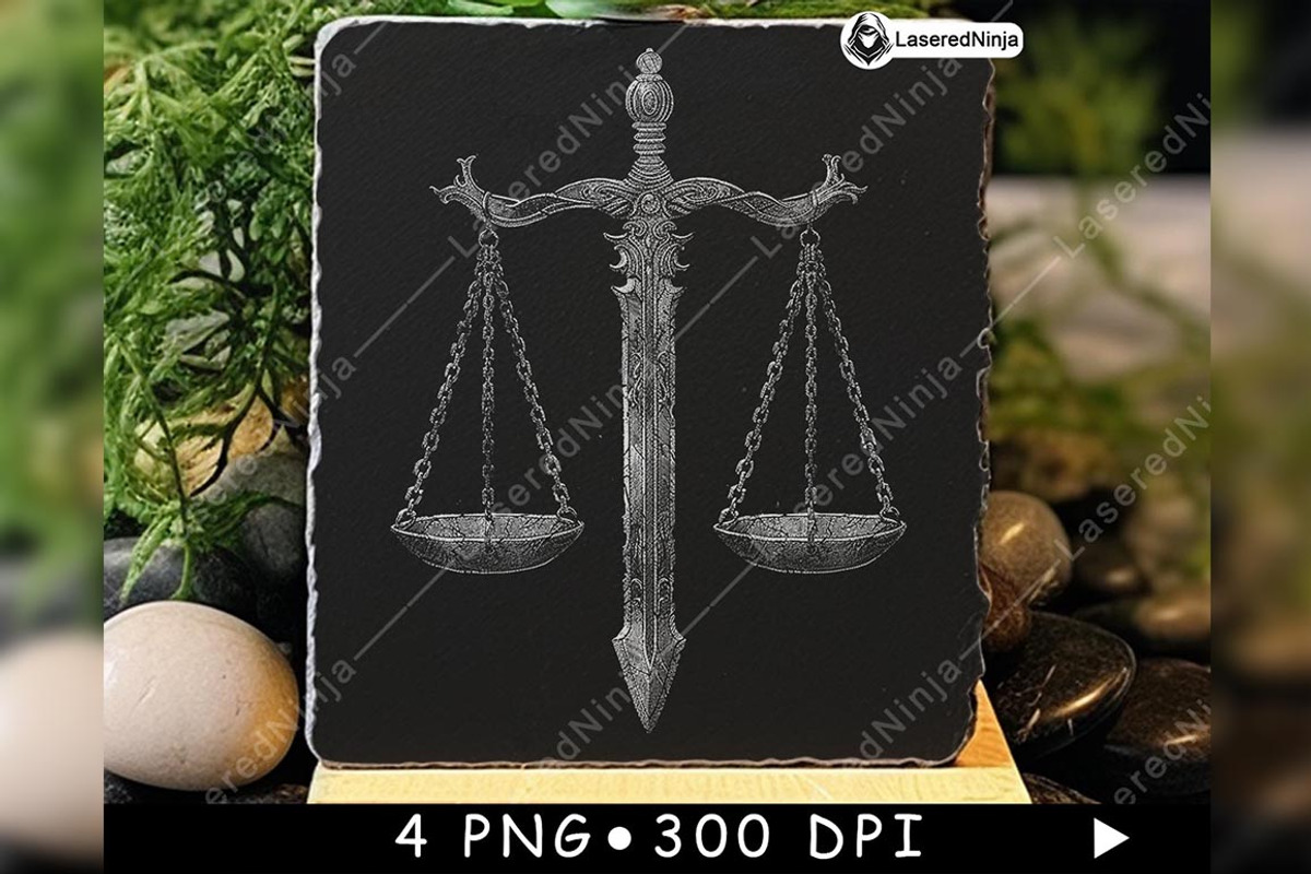 Justice Scale Sword Balance, a Background Graphic by LaseredNinja (Photo 7 of 7)