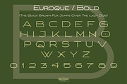 Euroque Bold, a Sans Serif Font by CozyFonts Foundry (Thumbnail 1 of 2)