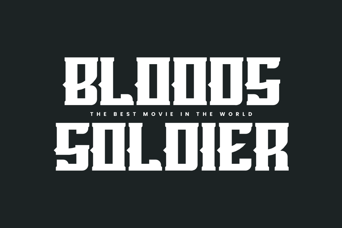 Crabby Soldier - Sport & Military Fo, a Serif Font by QR Design Studio (Photo 4 of 8)