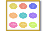 Set of Modern Vector Colorful Oval, a Graphic by FineArtStudio (Thumbnail 3 of 3)