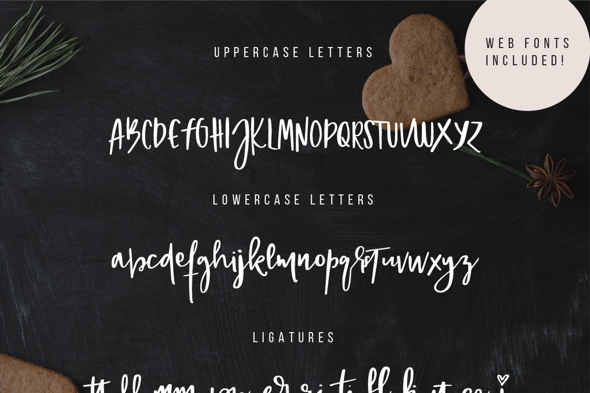 Gingerbread Font Duo + 9 Logos preview 2
