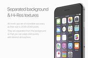 98 perfect iPhone 6 mockups, an iPhone Mockup by Shakuro (Thumbnail 2 of 6)