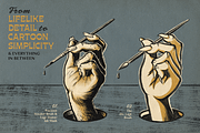 Rusty Nib Inkers for Photoshop, a Brush Add-On by True Grit Texture Supply (Thumbnail 5 of 7)