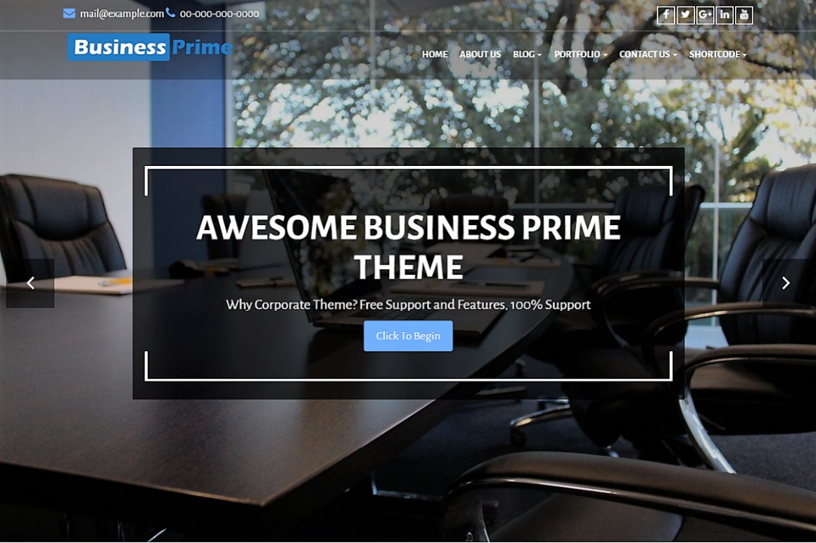 Business Prime WordPress Theme, a WordPress Template by ThemeFarmer