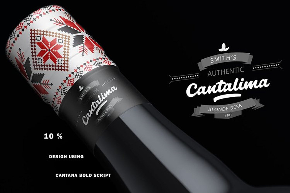 Cantana Script, a Script Font by Black Junst (Photo 5 of 9)
