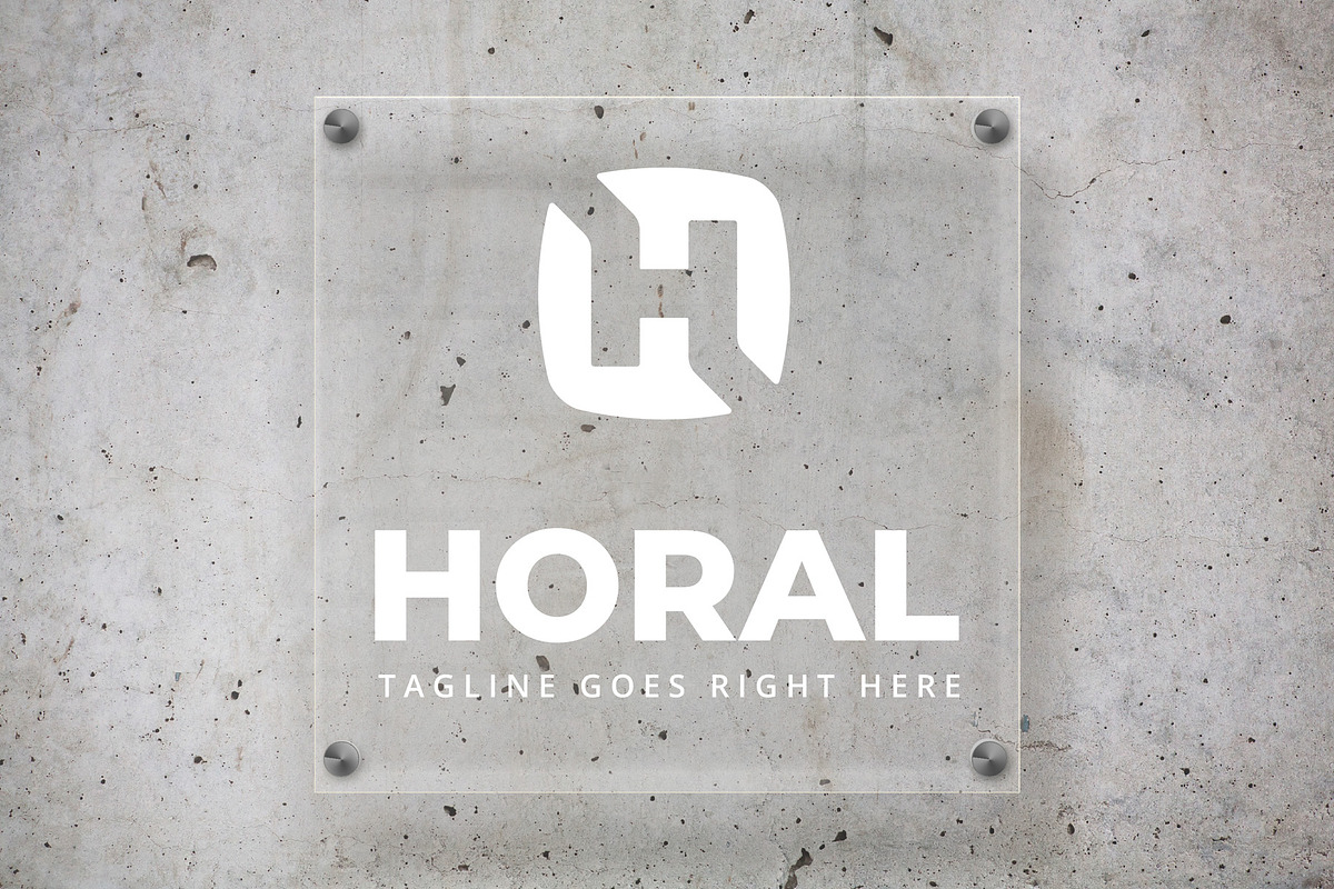 Horal H Letter Logo, a Branding & Logo Template by Tovarkovdesign (Photo 2 of 6)