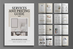 Services And Pricing Guide Brochure