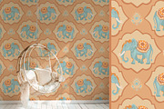Indian vector patterns, a Pattern Graphic by Carpet Tapete Pretzel (Thumbnail 4 of 25)