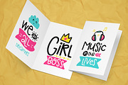 30 Funny Lettering Cards Collection!, a Card Template by Velliniki (Thumbnail 5 of 5)