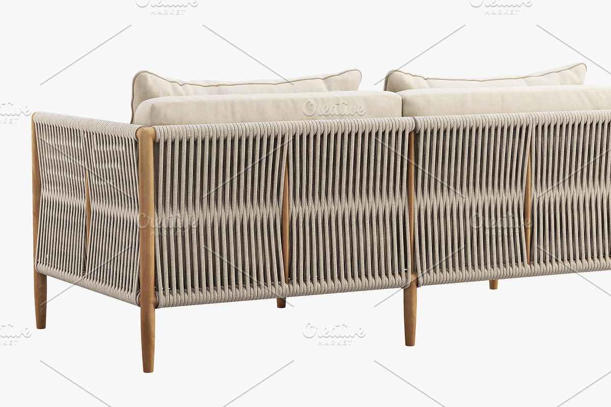 Brown Jordan Maldives Loveseat Sofa, a Furniture 3D Model by 3dmitruk (Photo 8 of 11)