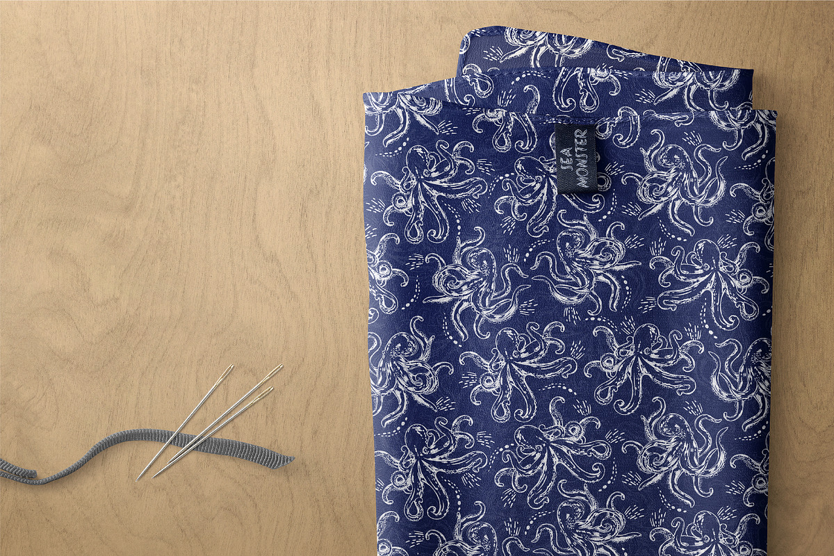 SEA MONSTERS, a Pattern Graphic by MSNTY STUDIOX (Photo 13 of 30)