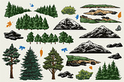 Retro Camping illustrations, an Animal Illustration by DGIM studio (Thumbnail 5 of 12)