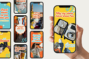 Retro Travel Agent Instagram, a Social Media Template by Anna Design Studio (Thumbnail 7 of 11)