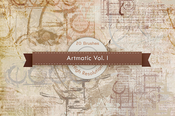 Artmatic Vol. 01 Photoshop Brushes preview 6