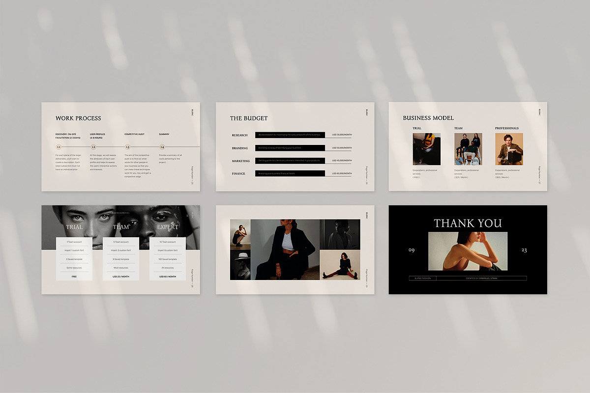 Blanc Keynote Presentation, a Presentation Template by Visuel Colonie® (Photo 9 of 9)