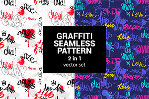 Graffiti Seamless pattern