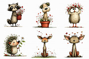 Cute Spring Clipart Bundle, an Illustration by Libby Wishes (Thumbnail 6 of 7)