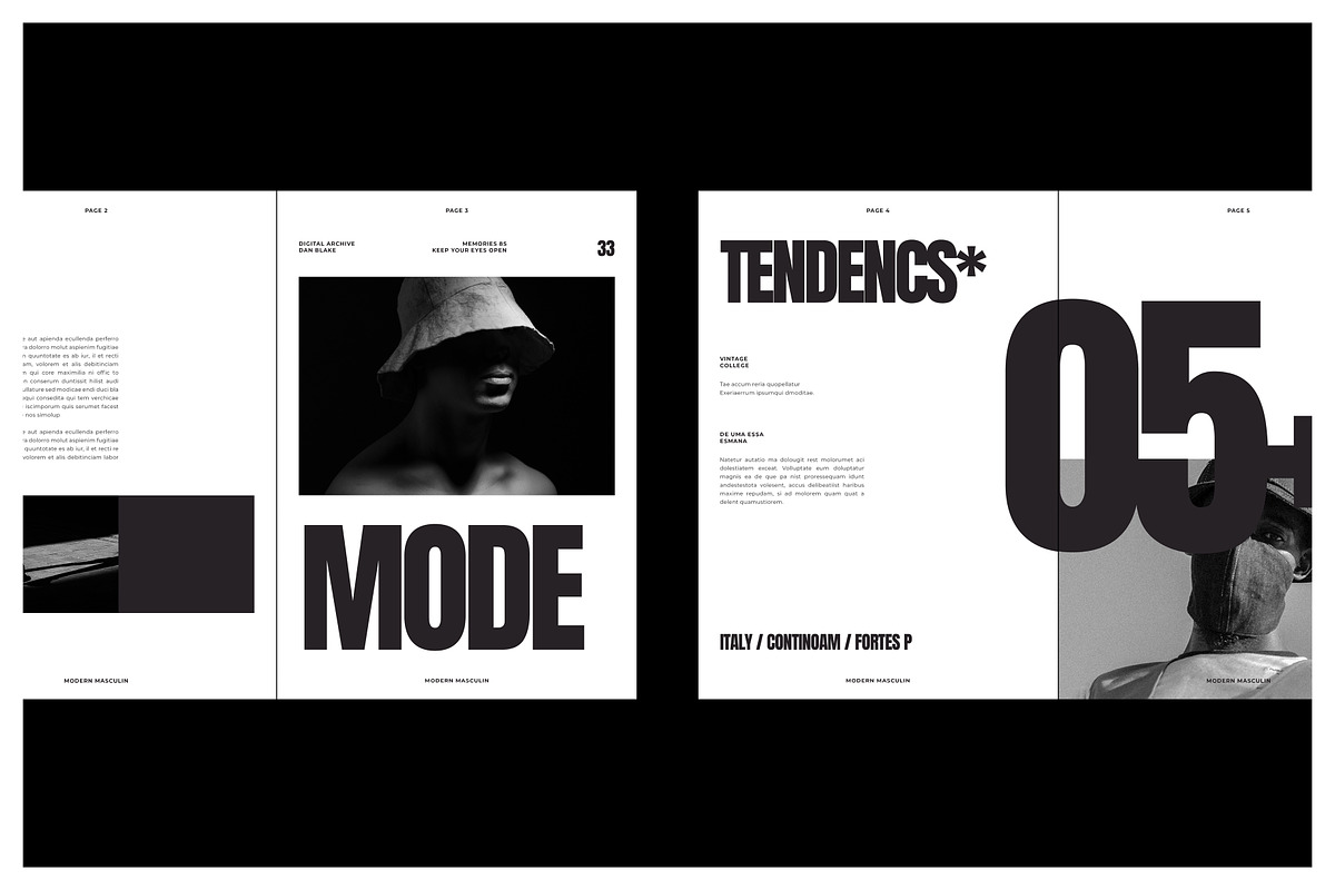 SPECTRE Editorial Lookbook, a Magazine Template by Arif Tri Ananta (Photo 7 of 14)